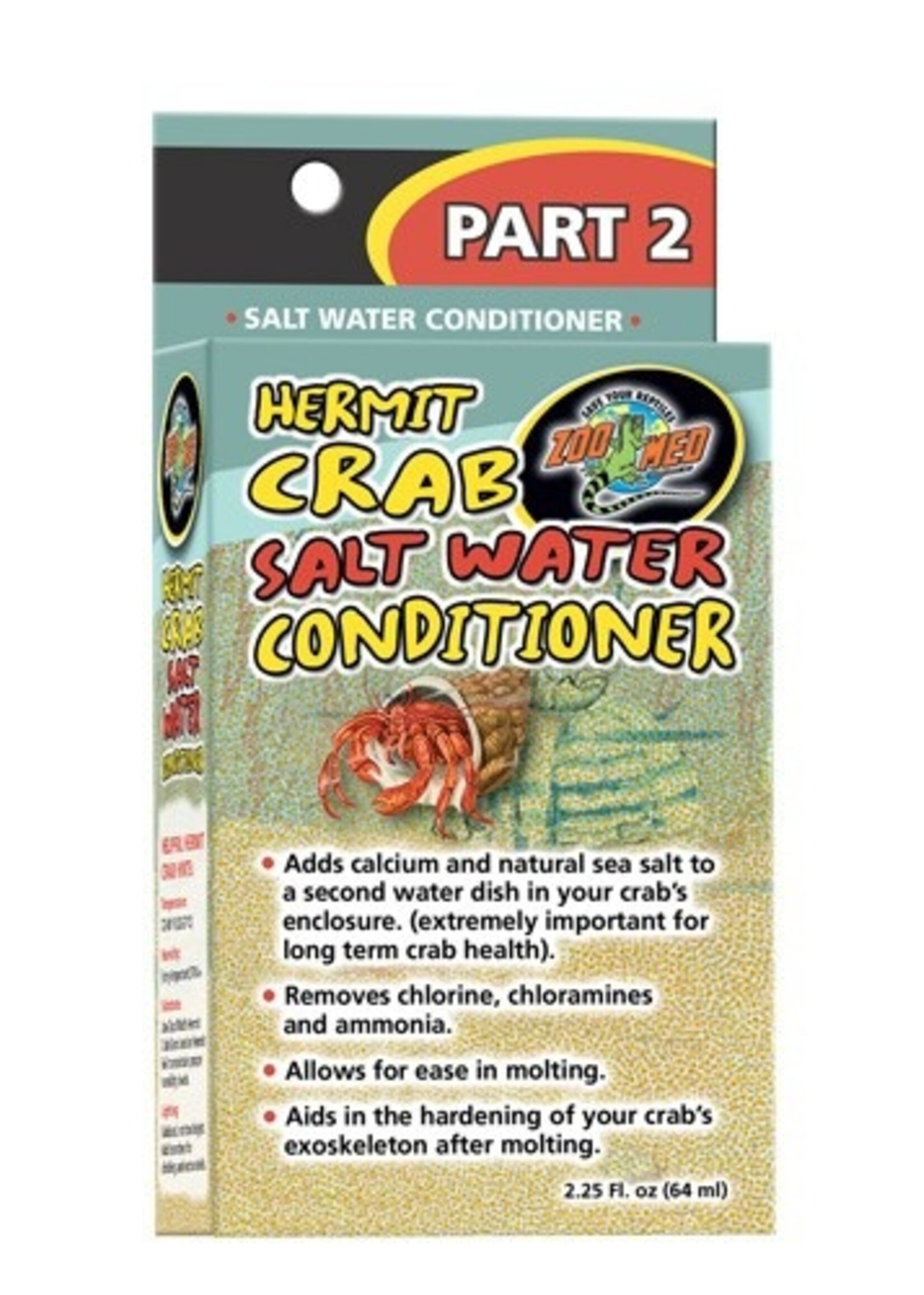 Zoo Med ZOOMED HERMIT CRAB SALT WATER CONDITIONER (PART 2)