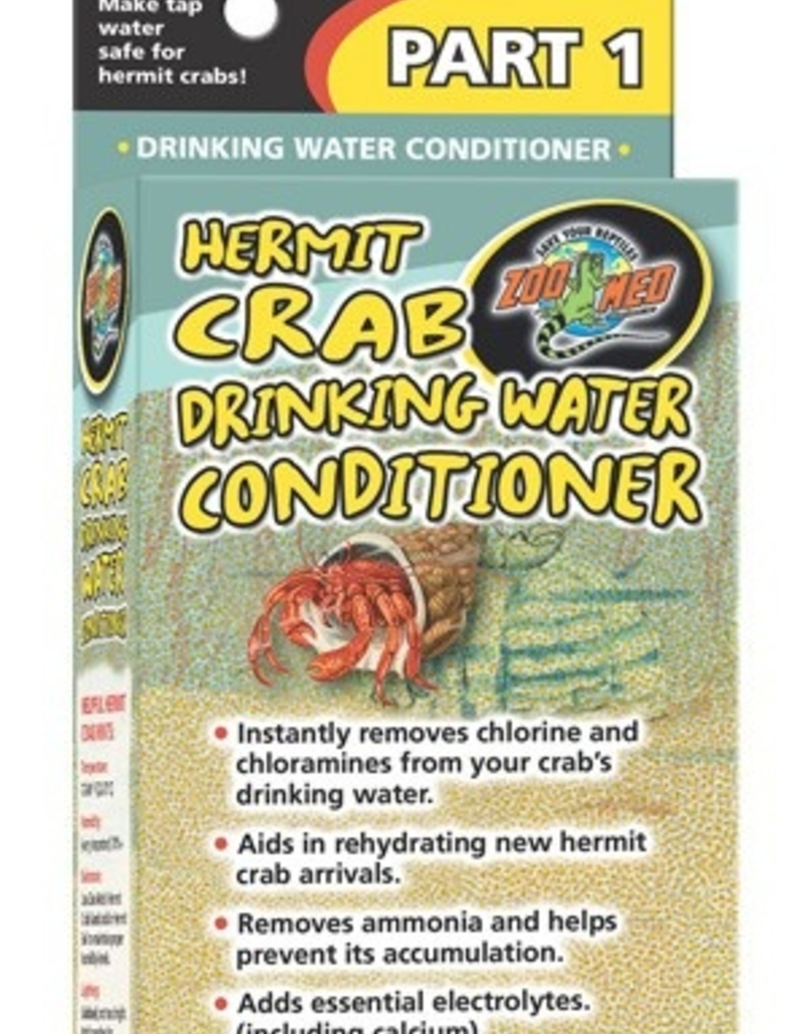 ZOO MED LABS INC ZOOMED HERMIT CRAB DRINKING WATER CONDITIONER (PART 1)