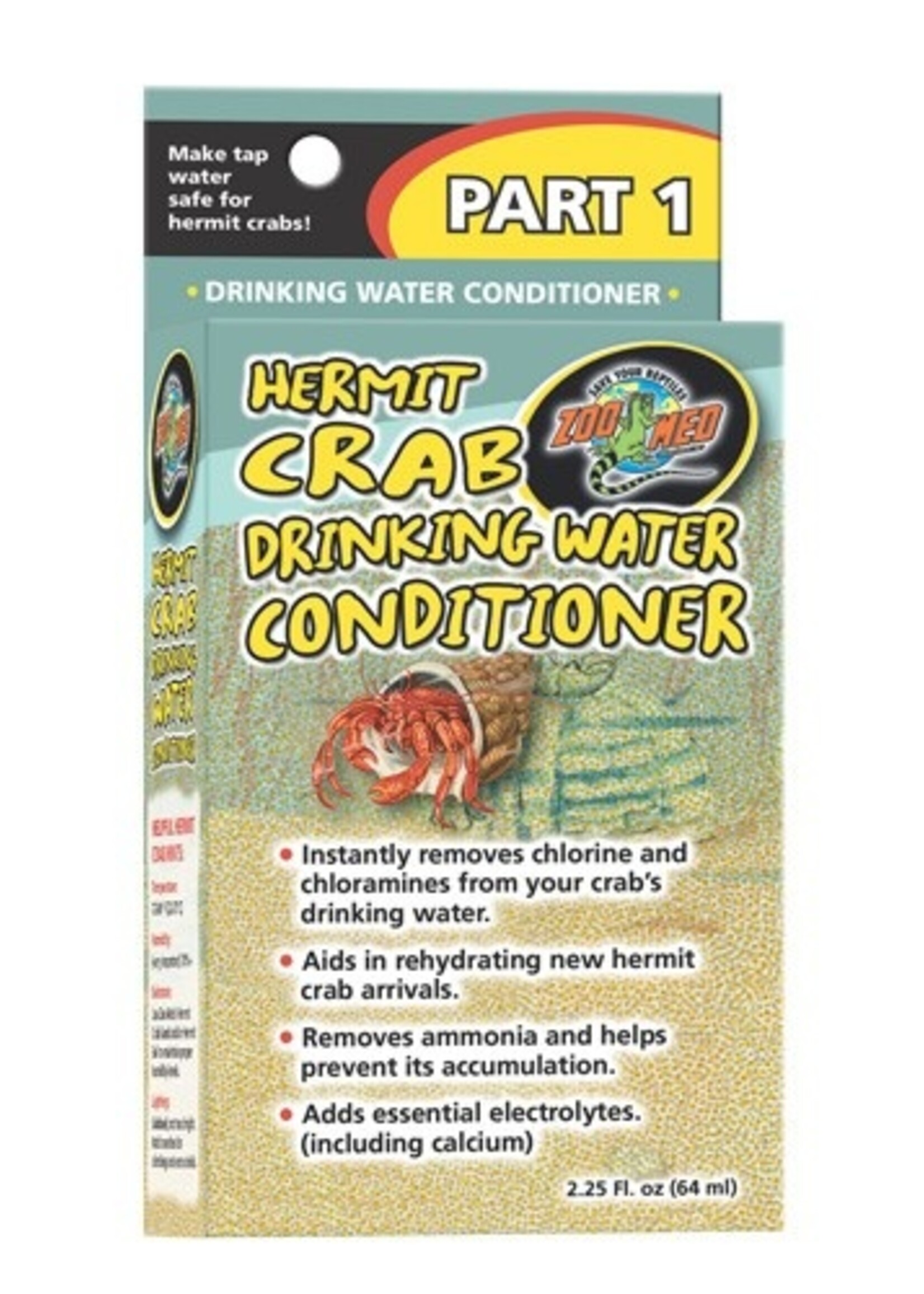 Zoo Med ZOOMED HERMIT CRAB DRINKING WATER CONDITIONER (PART 1)
