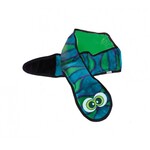 Outward Hound INVINCIBLE SNAKE BLUE/GREEN 6 SQUEAK