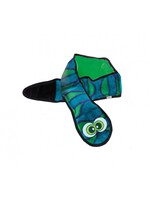 Outward Hound INVINCIBLE SNAKE BLUE/GREEN 6 SQUEAK