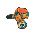 Outward Hound INVINCIBLE SNAKE ORANGE/BLUE 6 SQUEAK