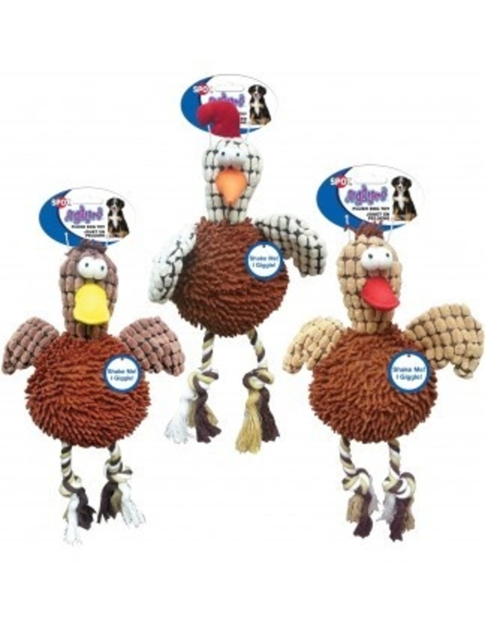 Ethical Pet GIGGLERS PLUSH CHICKEN 12"