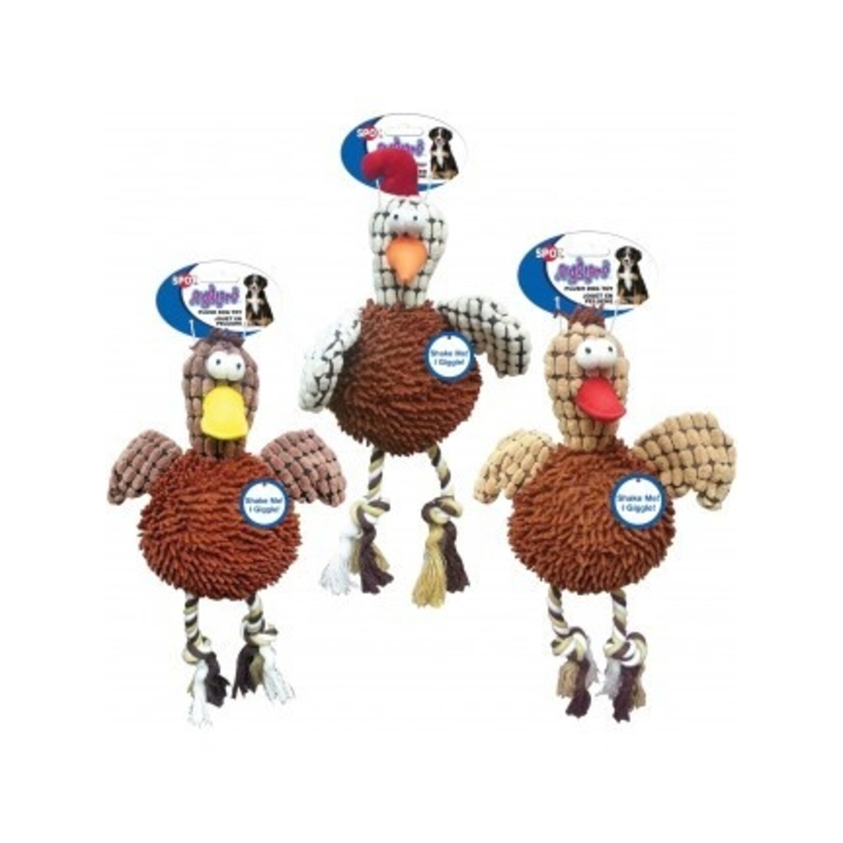 Ethical Pet GIGGLERS PLUSH CHICKEN 12"