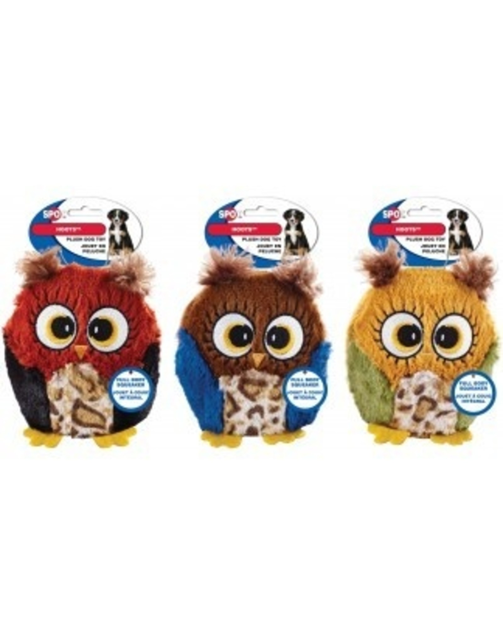 ETHICAL PRODUCTS, INC. SPOT HOOTS OWL PLUSH SQUEAKER 3"
