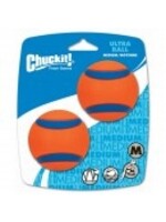 Chuckit! Chuckit! Ultra Ball Rubber Fetch Dog Toy Small Pack of 2