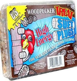 C&S Products SUET PLUGS WOODPECKER 12 OZ