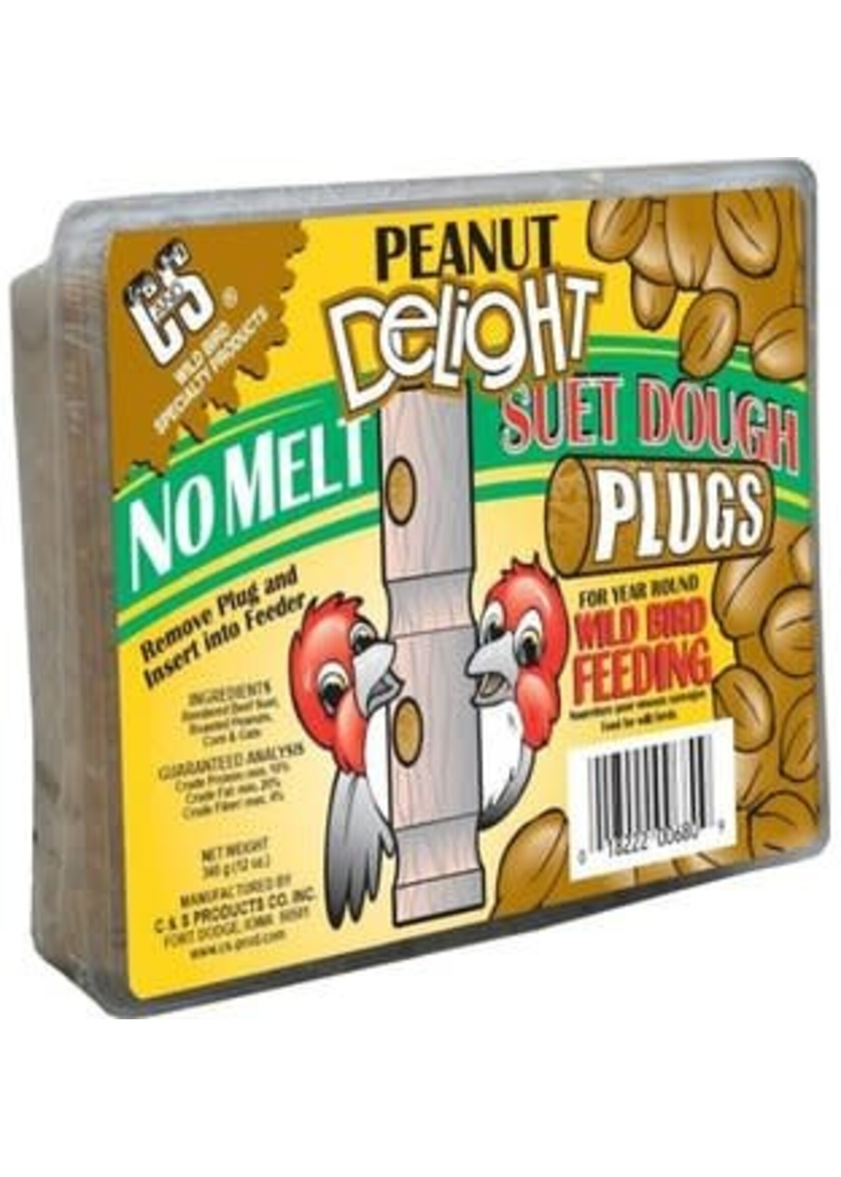 C&S Products C&S Peanut Delight Suet Dough Plugs