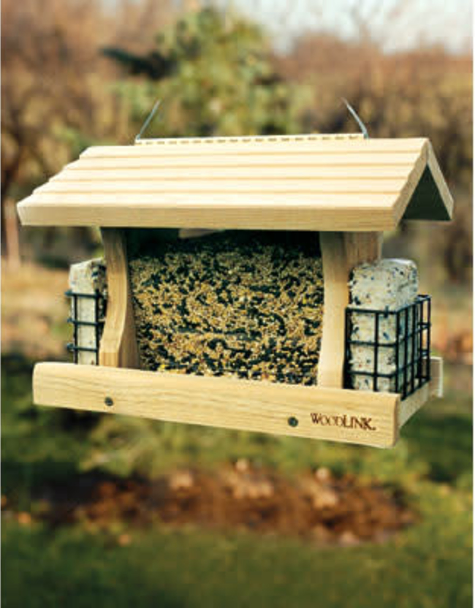 WOODLINK WOODLINK DELUXE CEDAR FEEDER W/ SUET CAGES