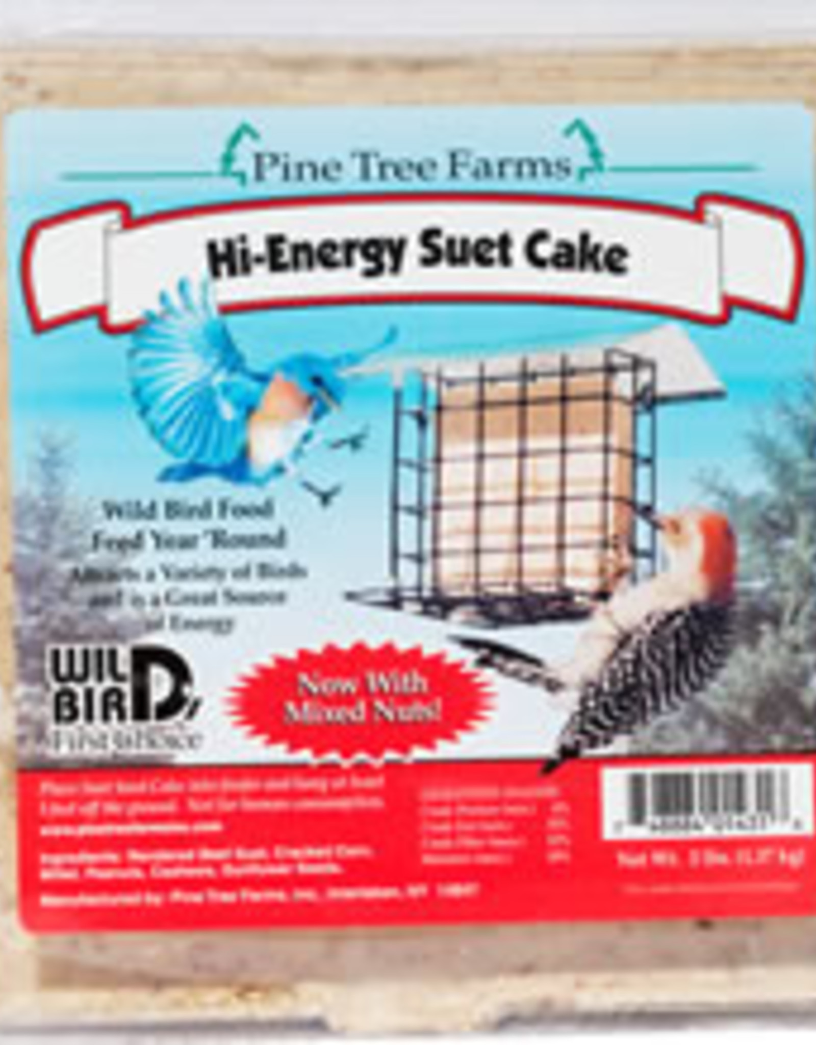 PINE TREE FARMS INC PINE TREE FARMS HI ENERGY SUET CAKE 3LB