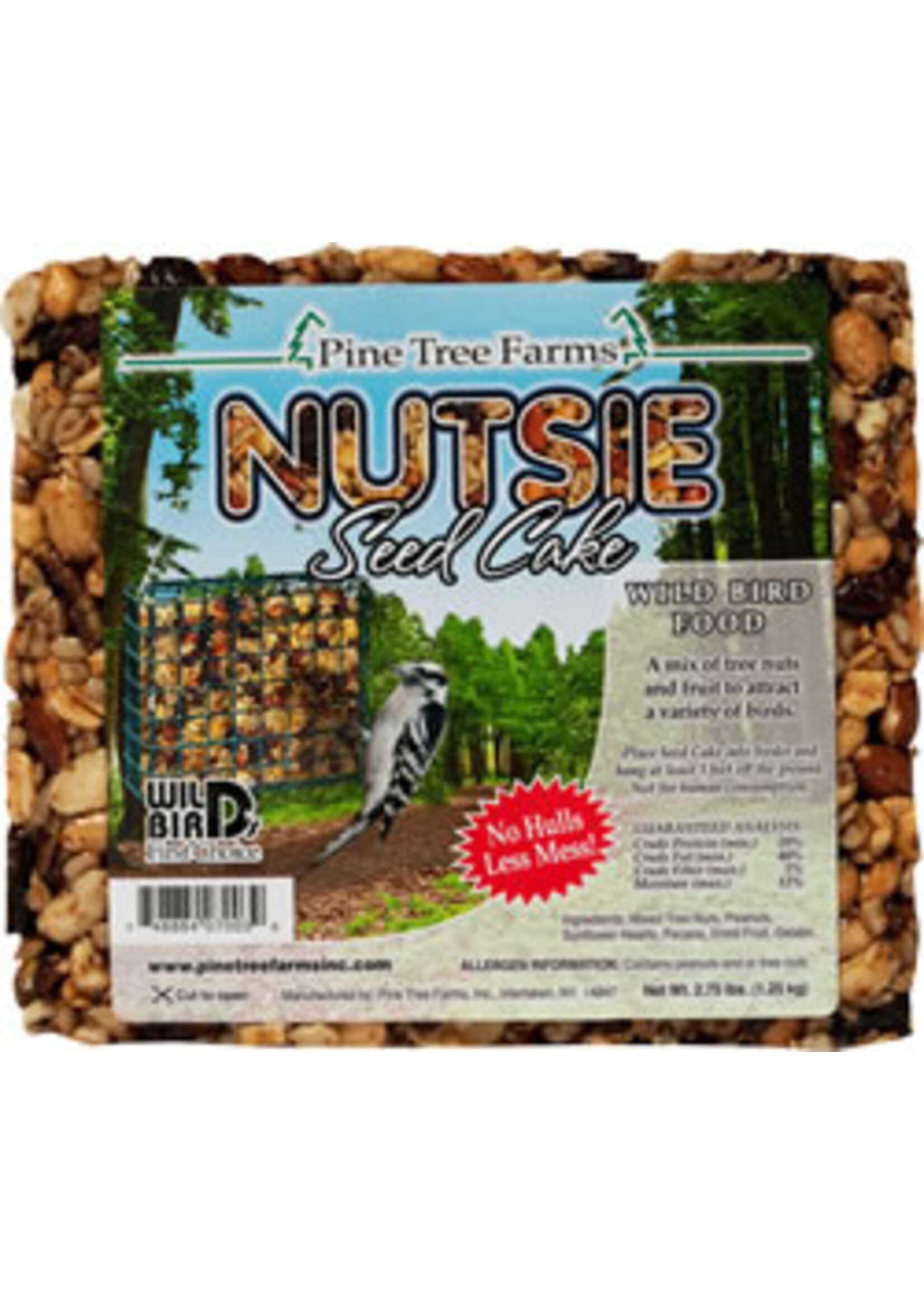 Pine Tree Farms Pine Tree Nutsie Seed Cake 2.75 lb.
