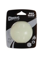 Chuckit! Chuckit! Max Glow Durable Rubber Fetch Ball Dog Toy Large Pack of 1