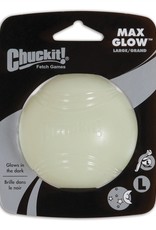 Petmate Chuckit! Max Glow Durable Rubber Fetch Ball Dog Toy Large Pack of 1