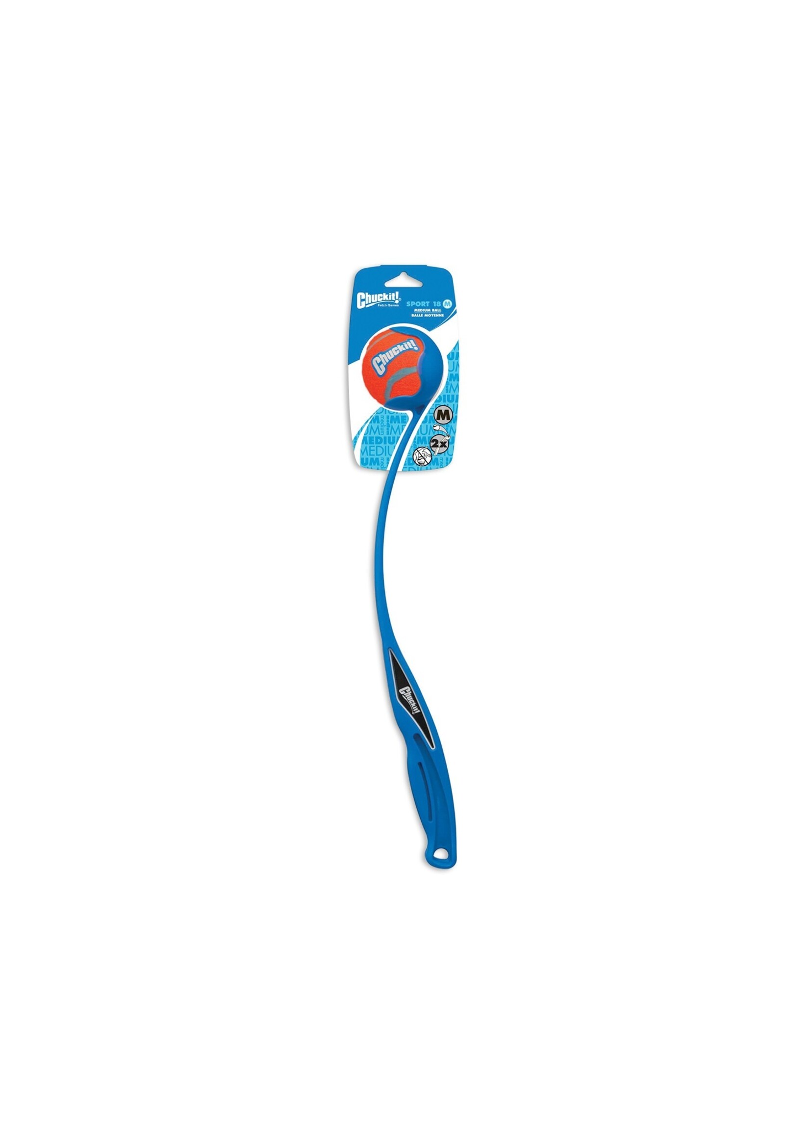 Chuckit! Chuckit! Sport 25M Dog Ball Launcher with Medium Tennis Ball (2.5 ) for Dogs 20-60 lb 25 L