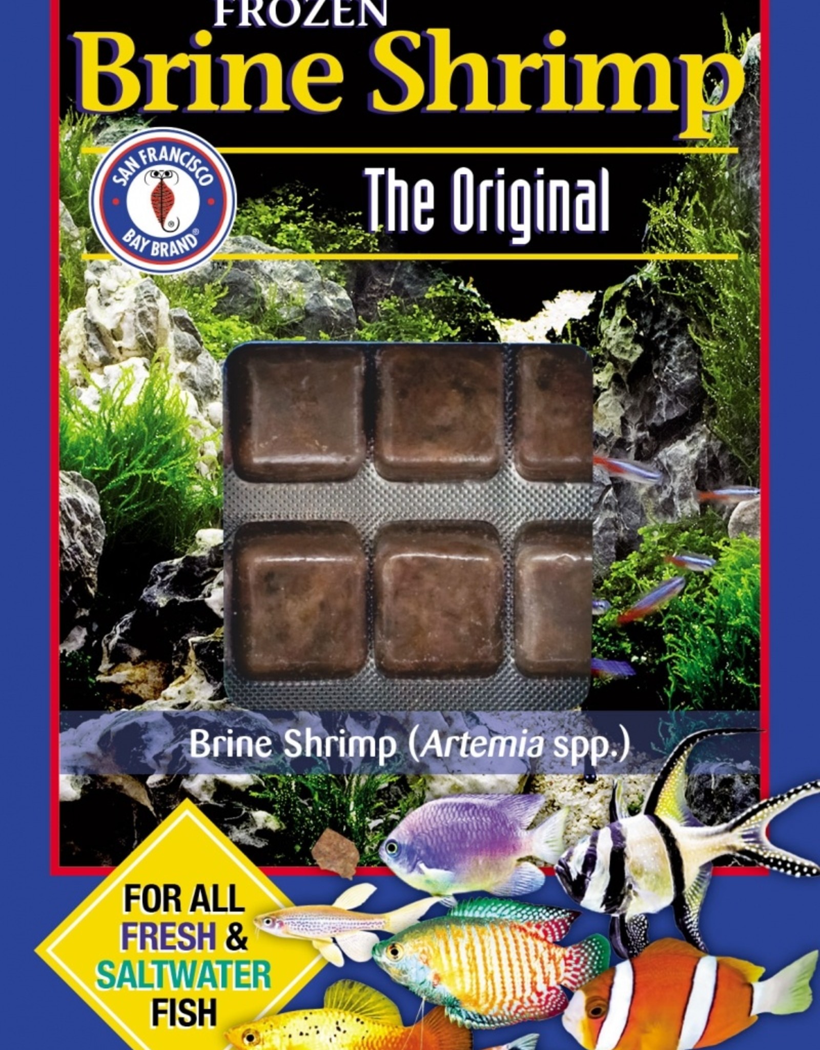 SAN FRANCISCO BAY BRAND SAN FRANCISCO BAY BRAND FROZEN BRINE SHRIMP CUBE 100G
