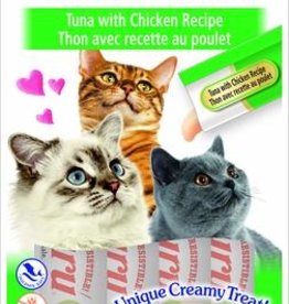 Inaba INABA Churu Creamy Cat Treat Tuna with Chicken 0.5 Oz - 4 Tubes