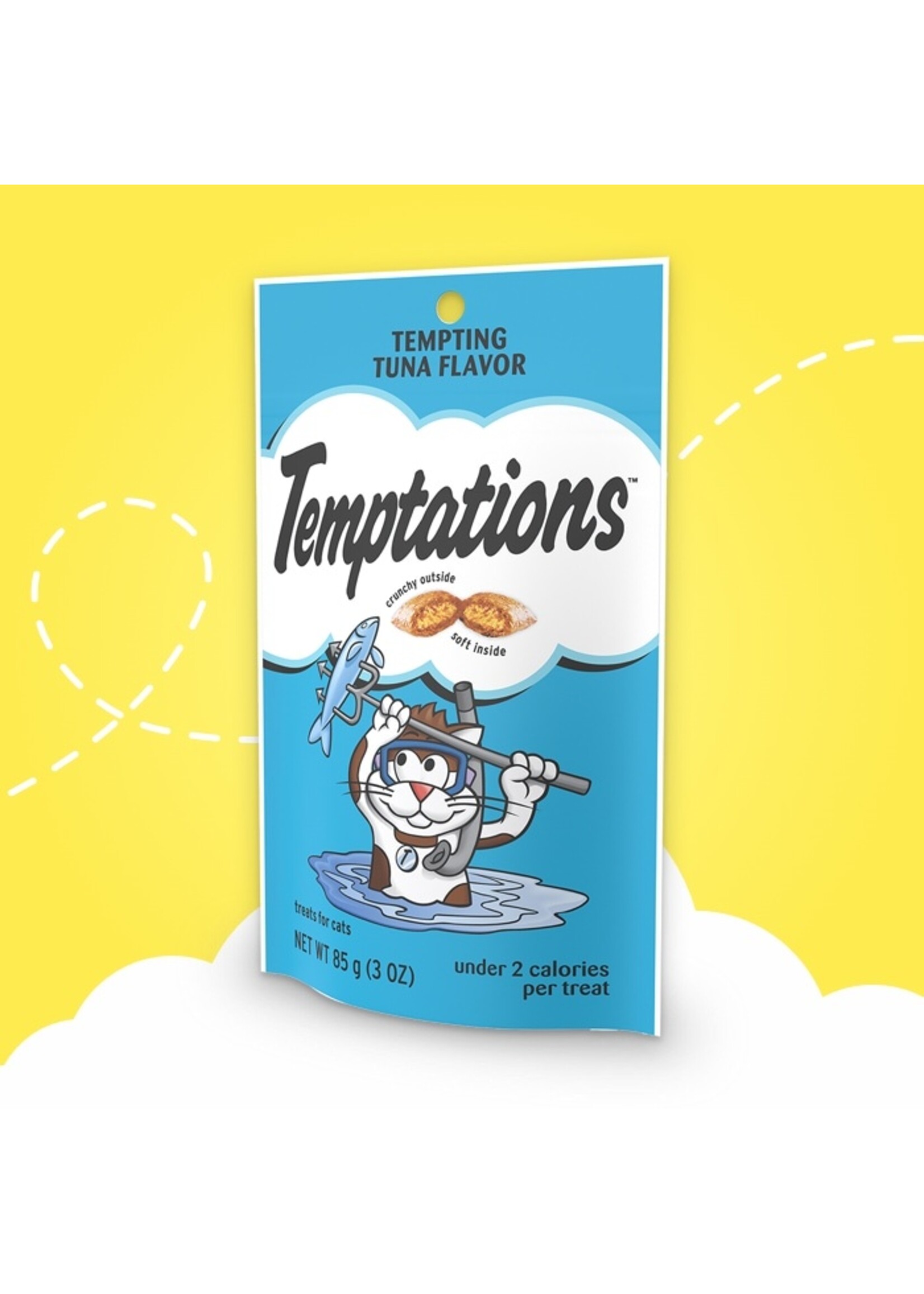 Temptations TEMPTATIONS CAT TREAT TEMPTING TUNA 3OZ