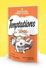 Temptations TEMPTATIONS CAT TREAT TANTALIZING TURKEY 3OZ