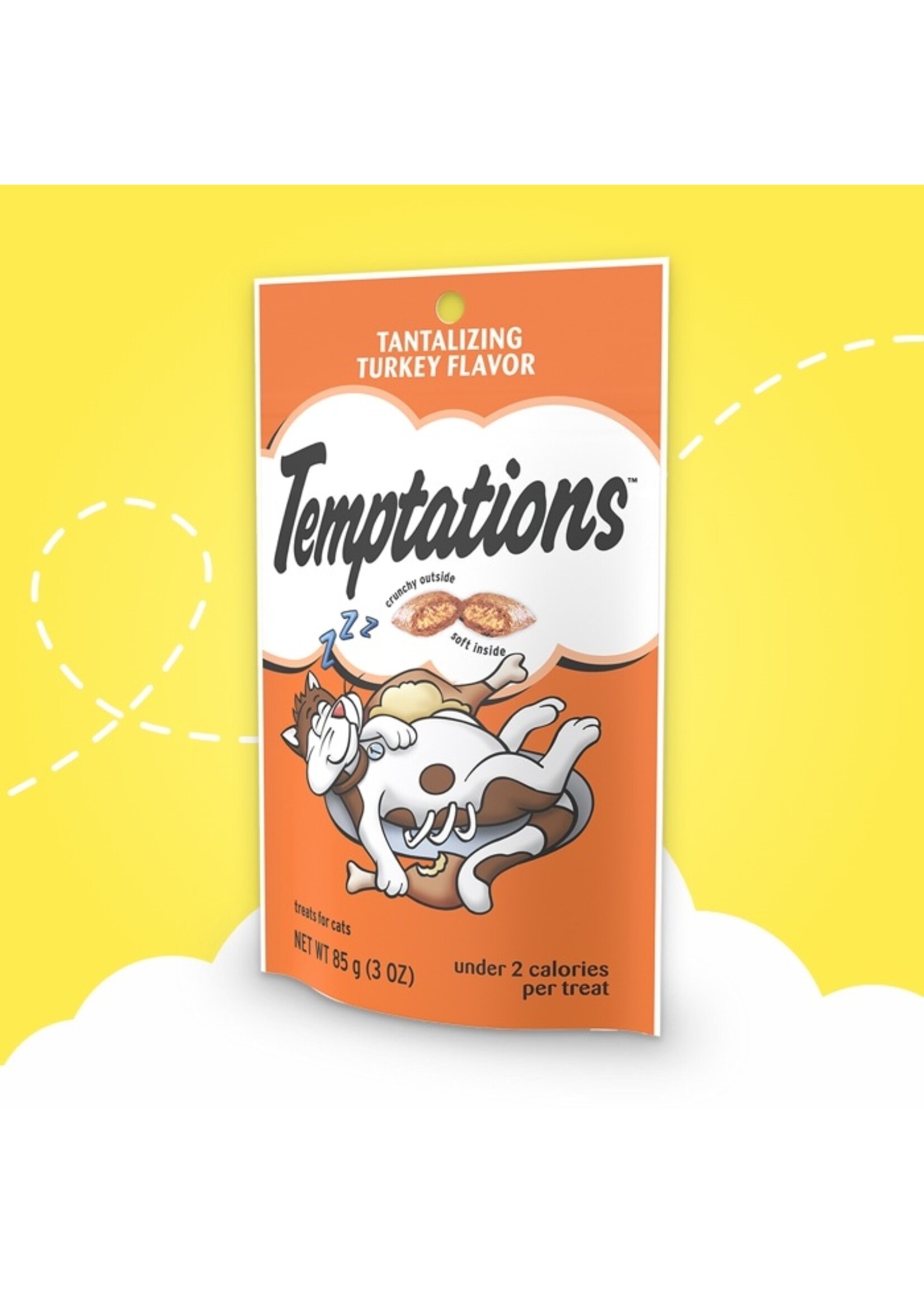 Temptations TEMPTATIONS CAT TREAT TANTALIZING TURKEY 3OZ