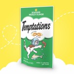 Temptations TEMPTATIONS CAT TREAT SEAFOOD MEDLEY 6.3OZ