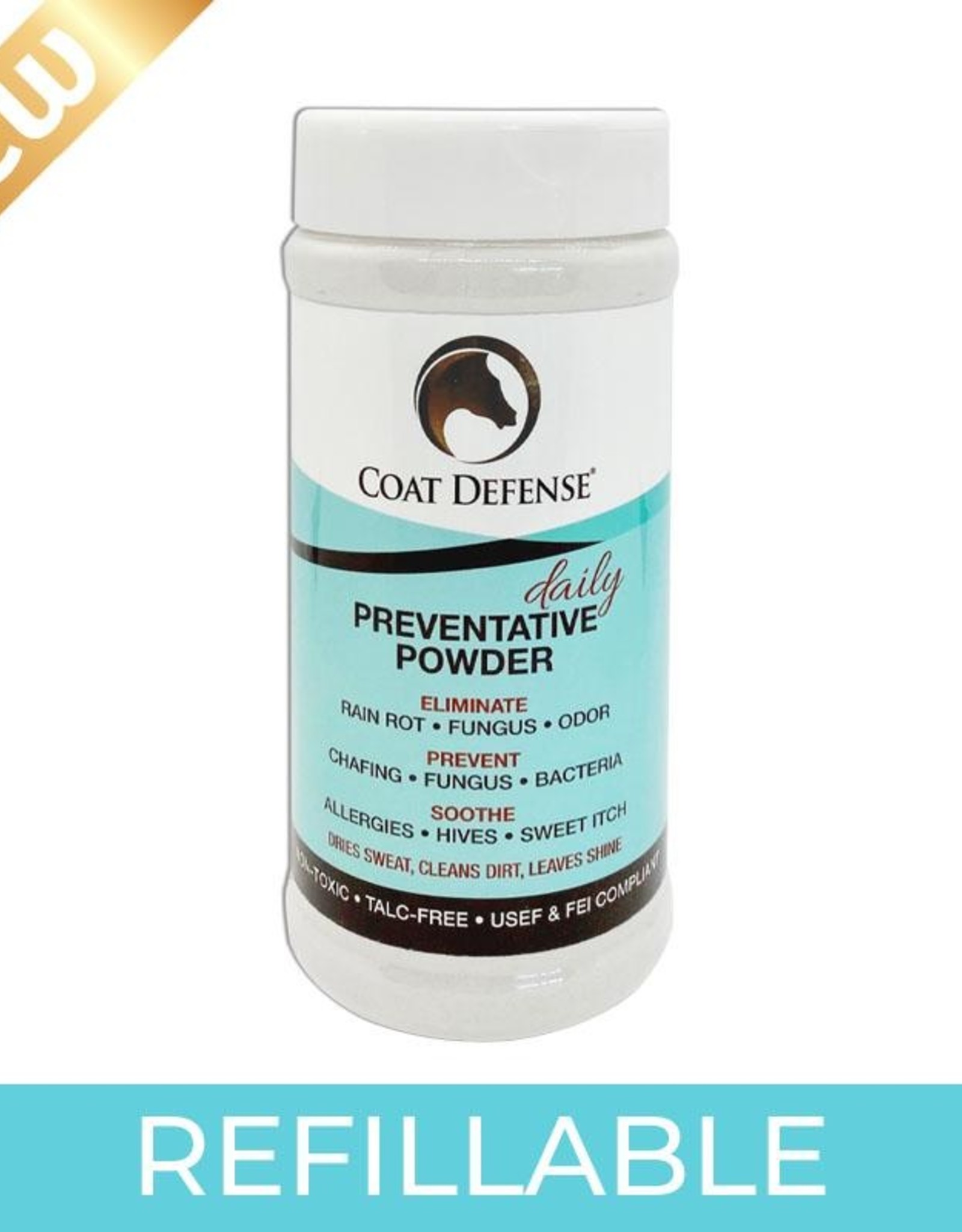 HORSEPOWDER INC COAT DEFENSE GROOMING POWDER 24 OZ PRO SIZE