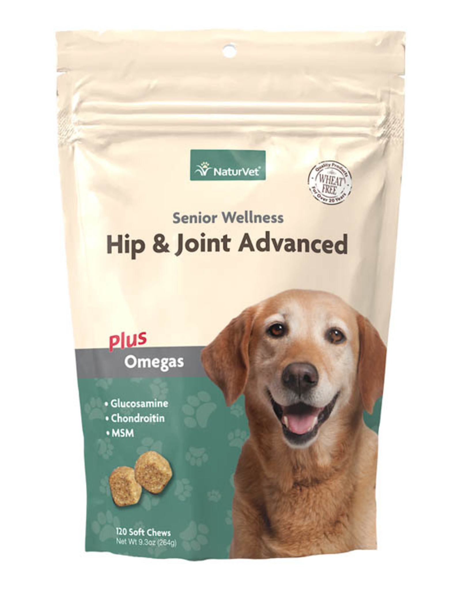 Naturvet NaturVet Senior Advanced Joint Health for Dogs - 120 Soft Chews 12.6 oz
