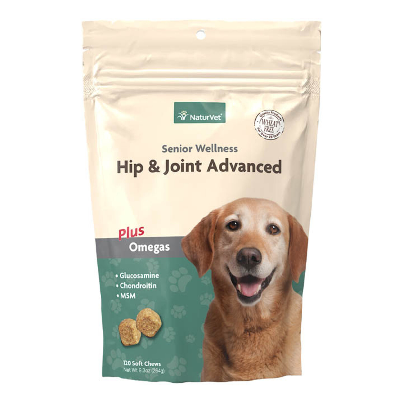 Naturvet NaturVet Senior Advanced Joint Health for Dogs - 120 Soft Chews 12.6 oz