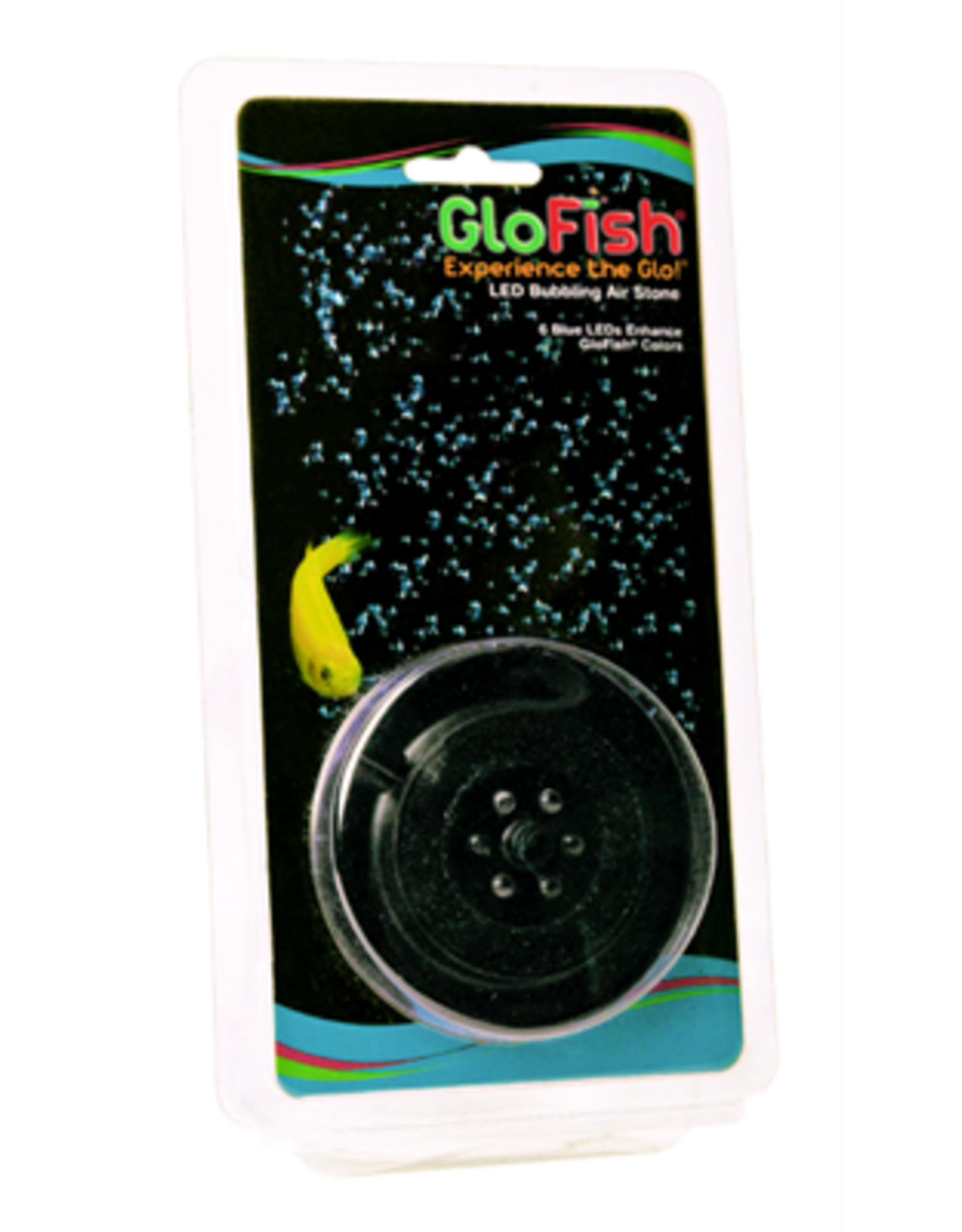 GloFish Blue LED Bubbler  Aquarium Lights with Air Stone for Fish Tanks