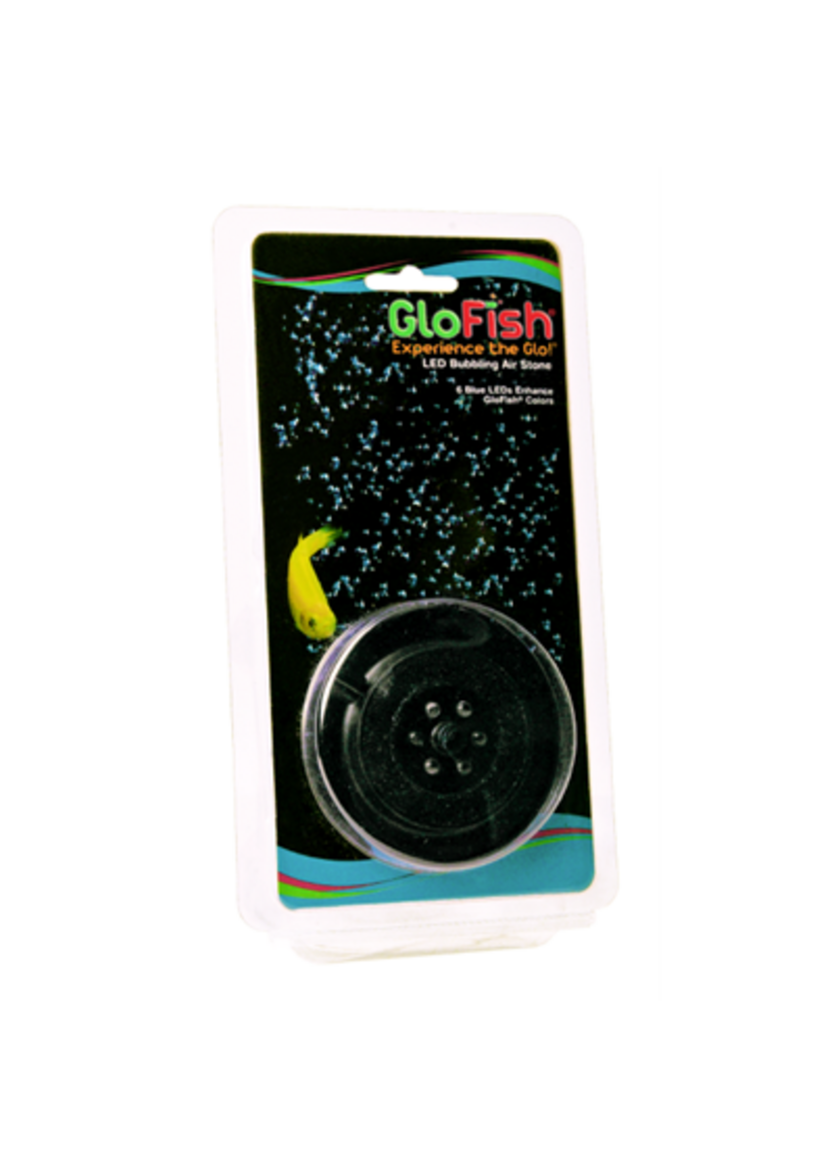 GloFish Blue LED Bubbler  Aquarium Lights with Air Stone for Fish Tanks