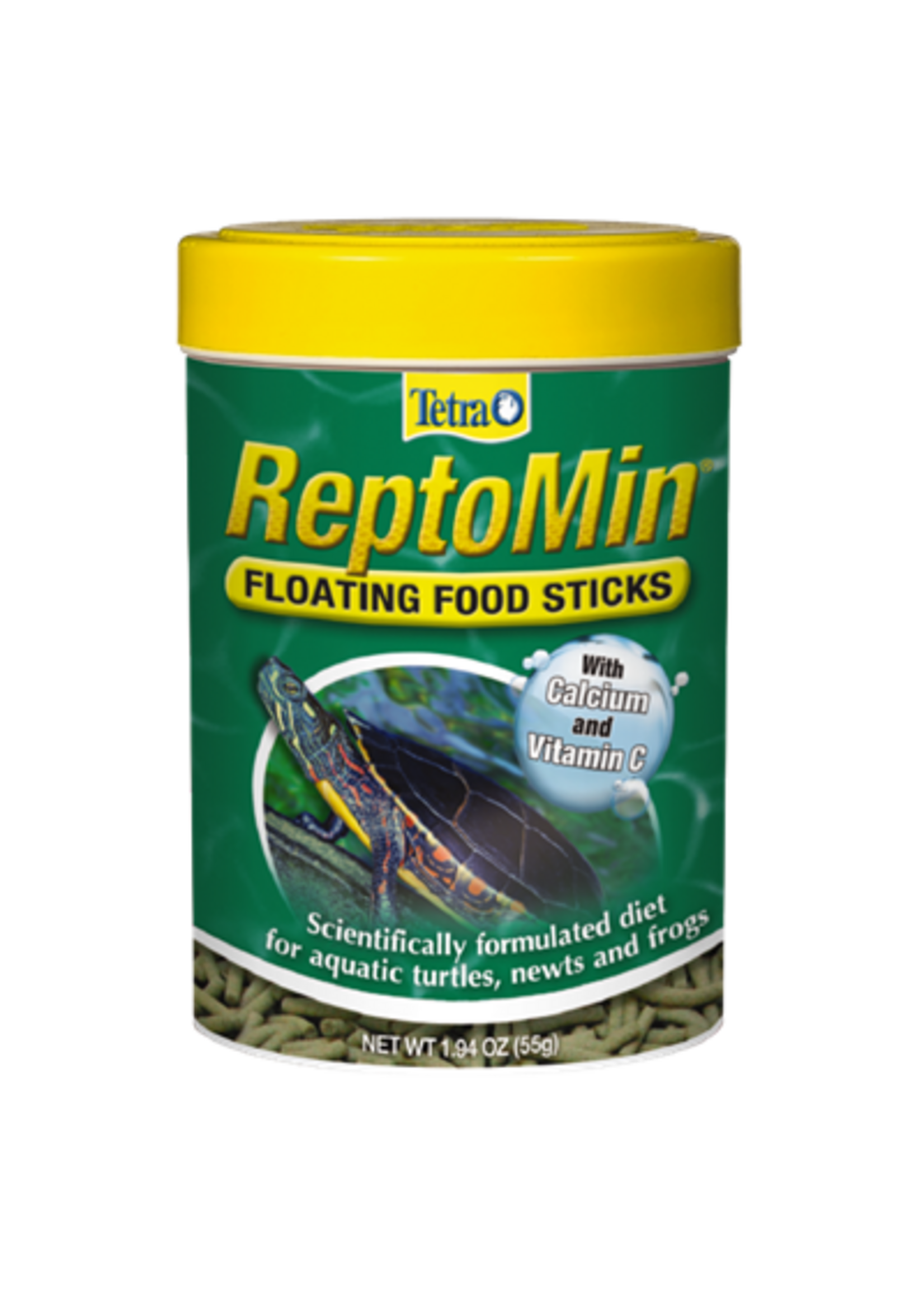 Tetra Tetra ReptoMin Floating Food Sticks for Aquatic Turtles Newts & Frogs - 1.94 oz.