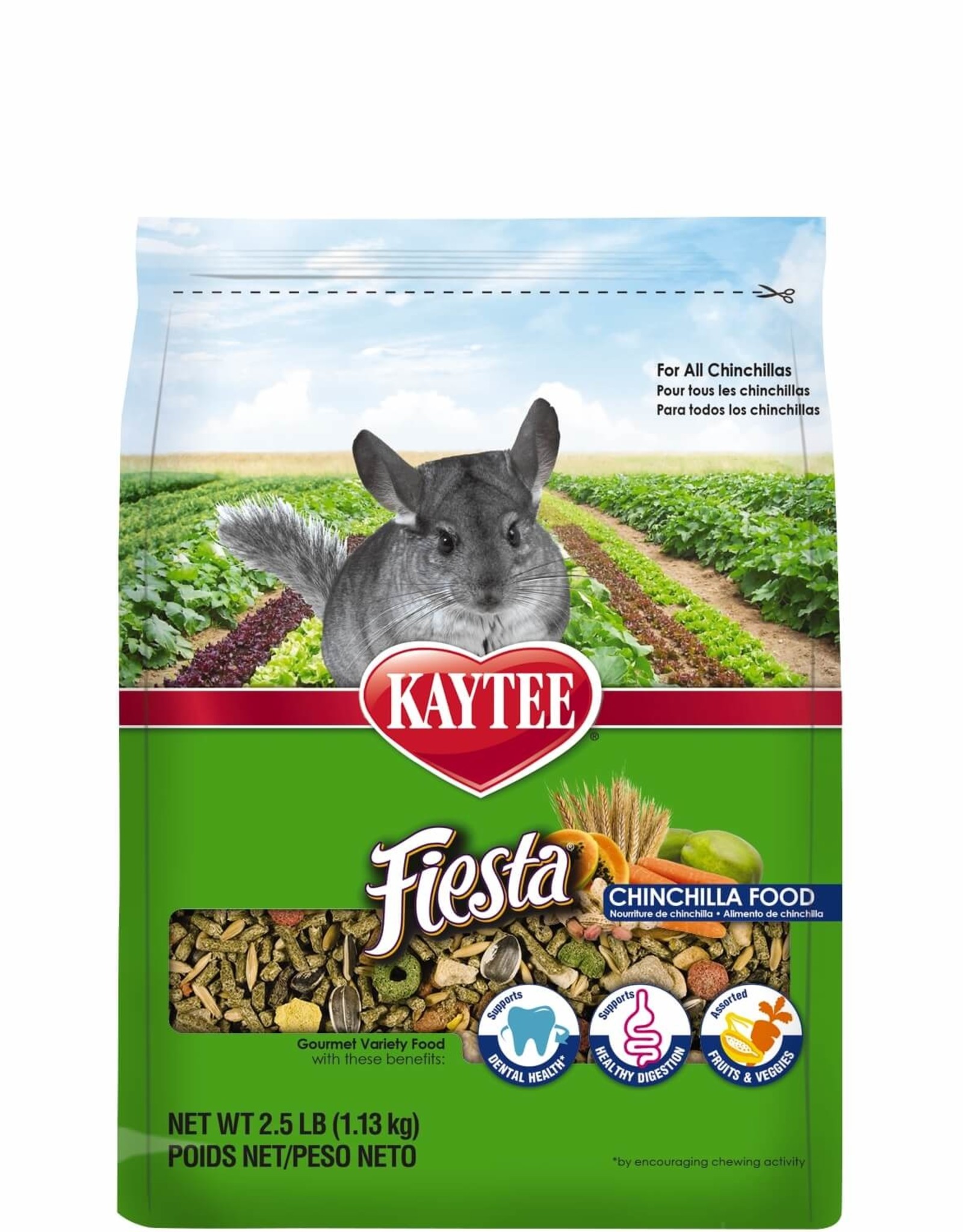 KAYTEE PRODUCTS INC KAYTEE FIESTA CHINCHILLA 2.5LBS