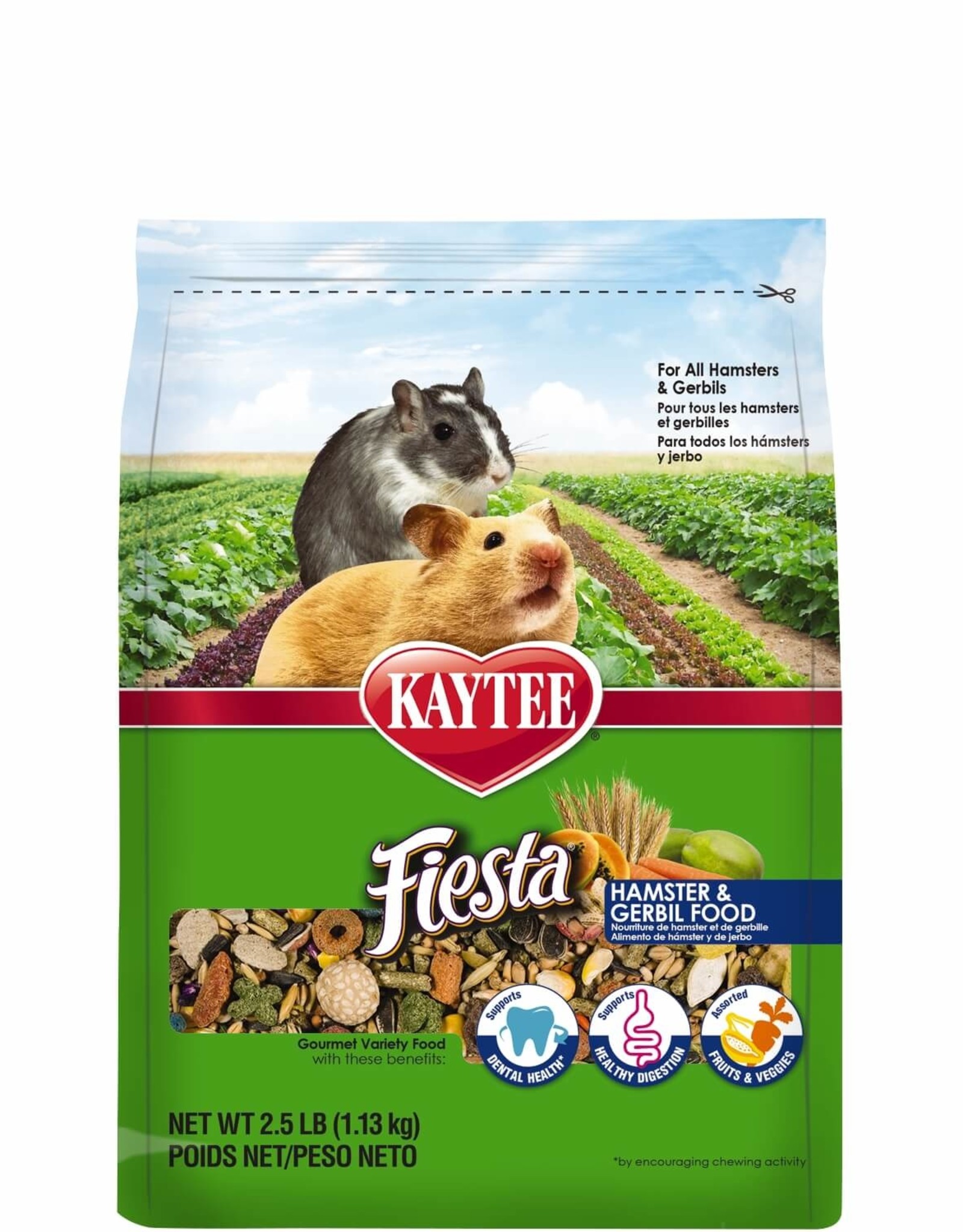 Kaytee KAYTEE FIESTA HAMSTER & GERBIL 2.5LBS