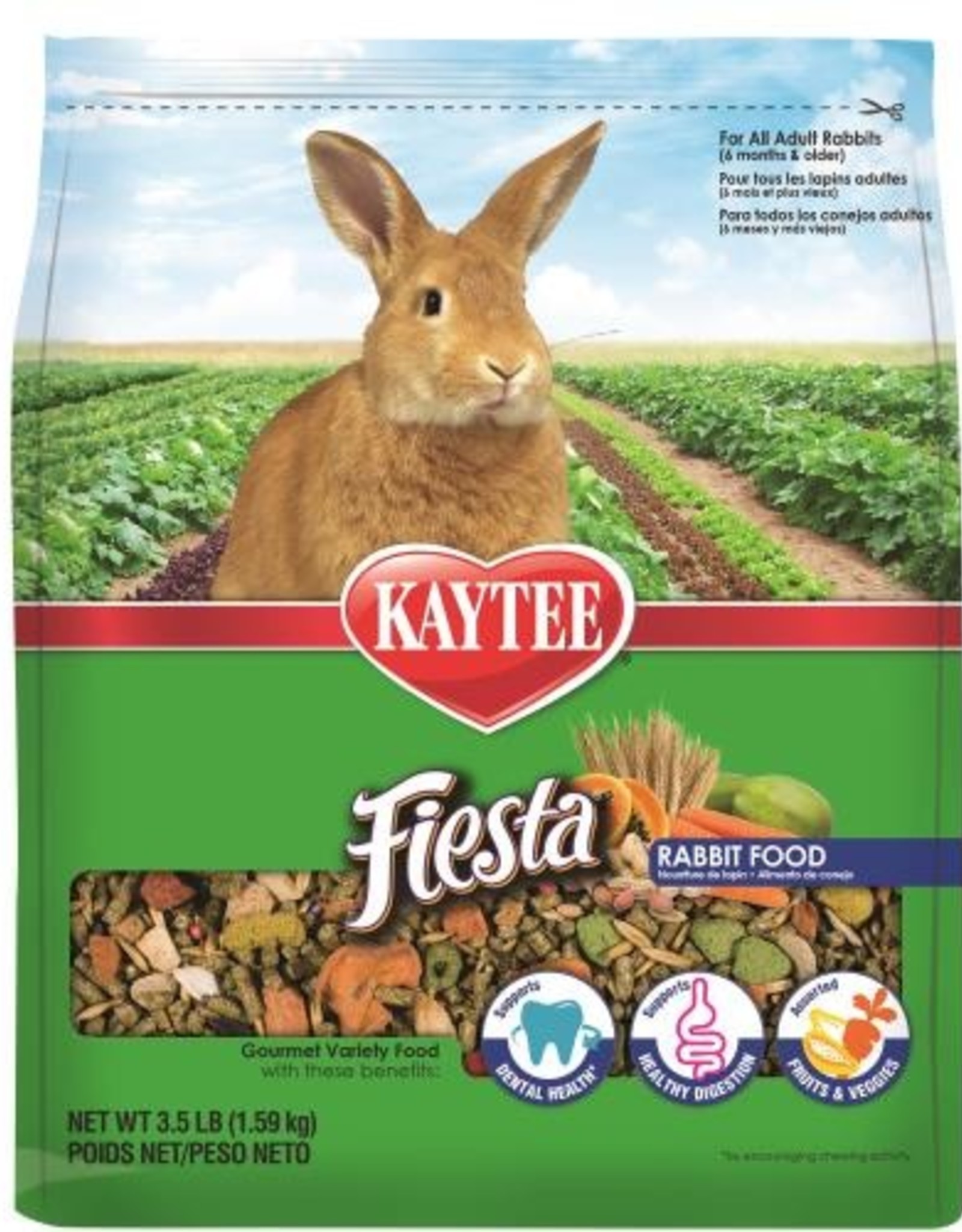 Kaytee KAYTEE FIESTA RABBIT 3.5LBS