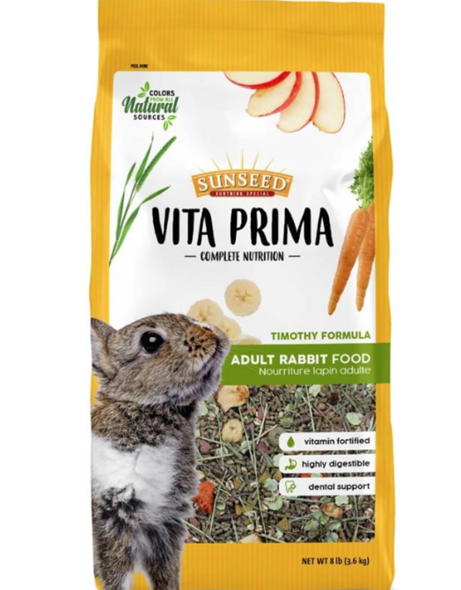 Vitakraft SUNSEED VITA PRIMA ADULT RABBIT 8LBS