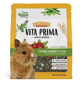 Vitakraft Sun Seed SUNSEED VITA PRIMA YOUNG RABBIT 4LBS