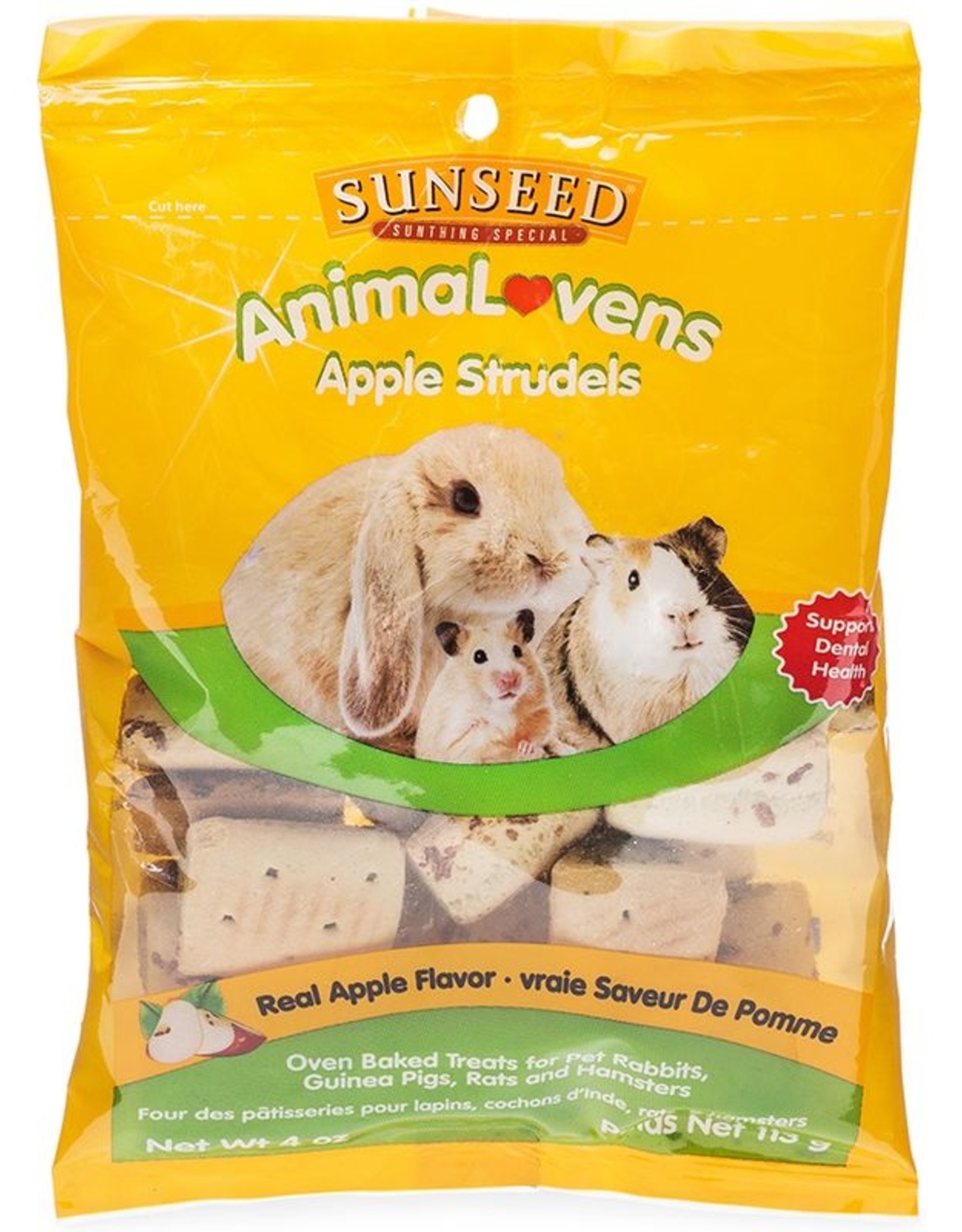 VITAKRAFT SUN SEED, INC. SUNSEED ANIMALOVENS APPLE STRUDEL 3.5OZ