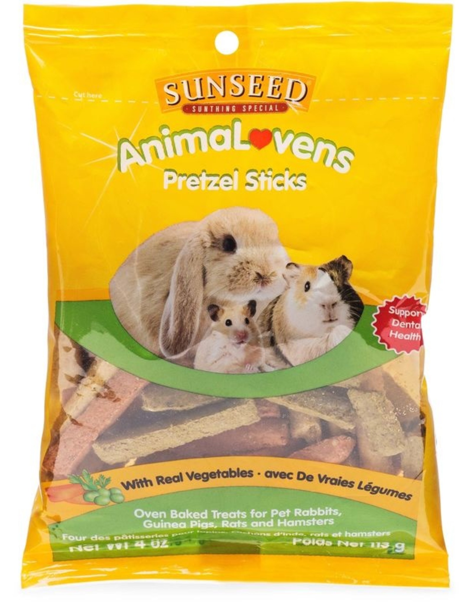 Vitakraft Sun Seed SUNSEED ANIMALOVENS PRETZEL STICKS 3.5OZ