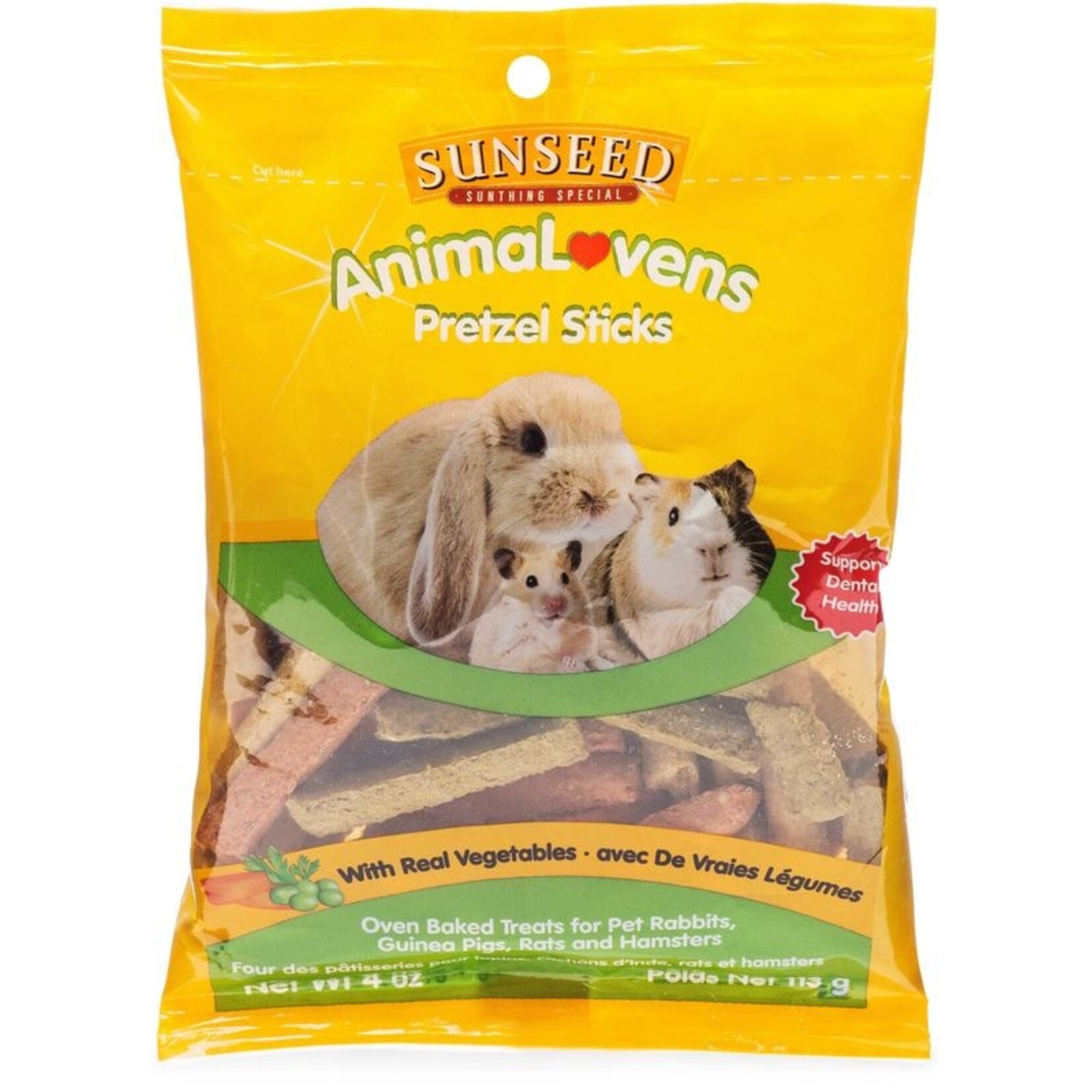 Vitakraft Sun Seed SUNSEED ANIMALOVENS PRETZEL STICKS 3.5OZ