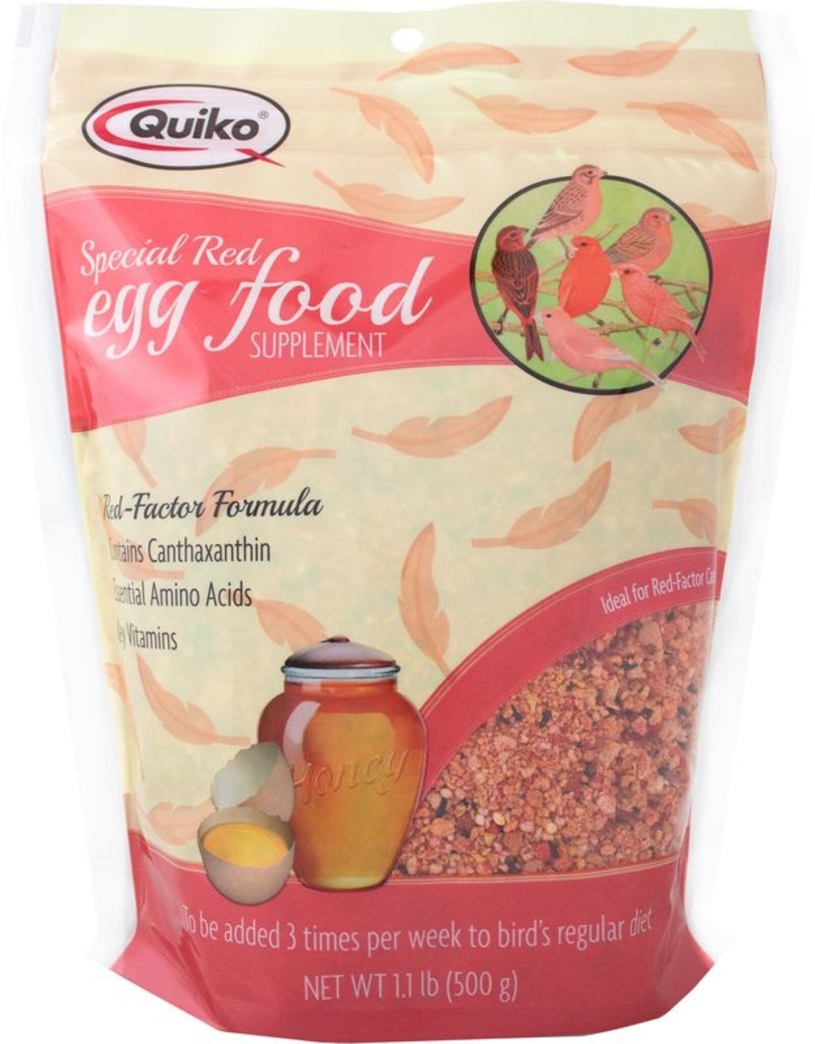 Vitakraft Sun Seed Sunseed QUIKO SPECIAL RED EGG FOOD - 1.1 lb