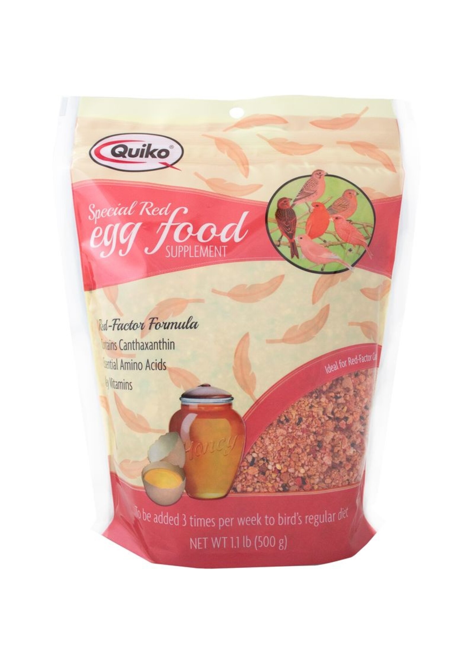 Vitakraft Sun Seed Sunseed QUIKO SPECIAL RED EGG FOOD - 1.1 lb