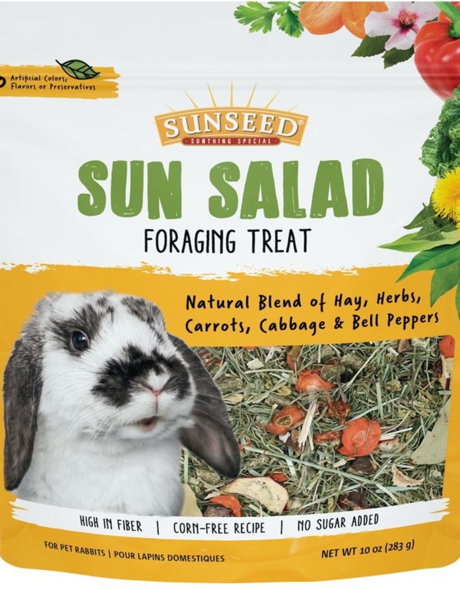 Vitakraft SUNSEED SUN SALAD FORAGING TREAT RABBIT 10OZ