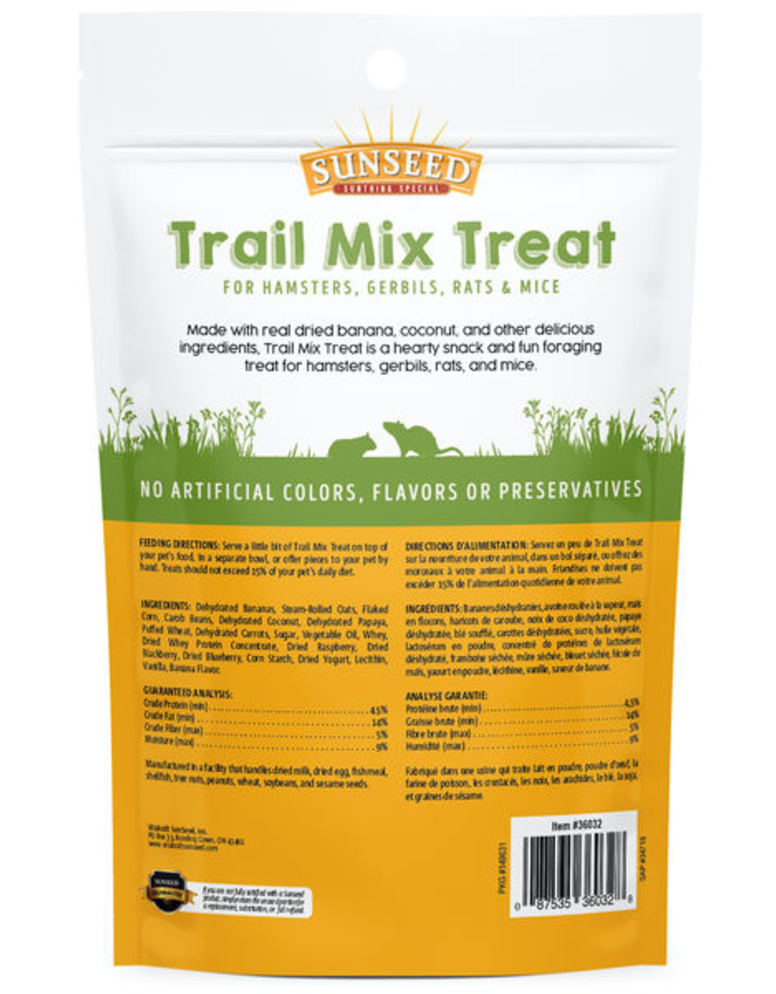 Vitakraft SUNSEED TRAIL MIX BANANA & COCONUT 5OZ