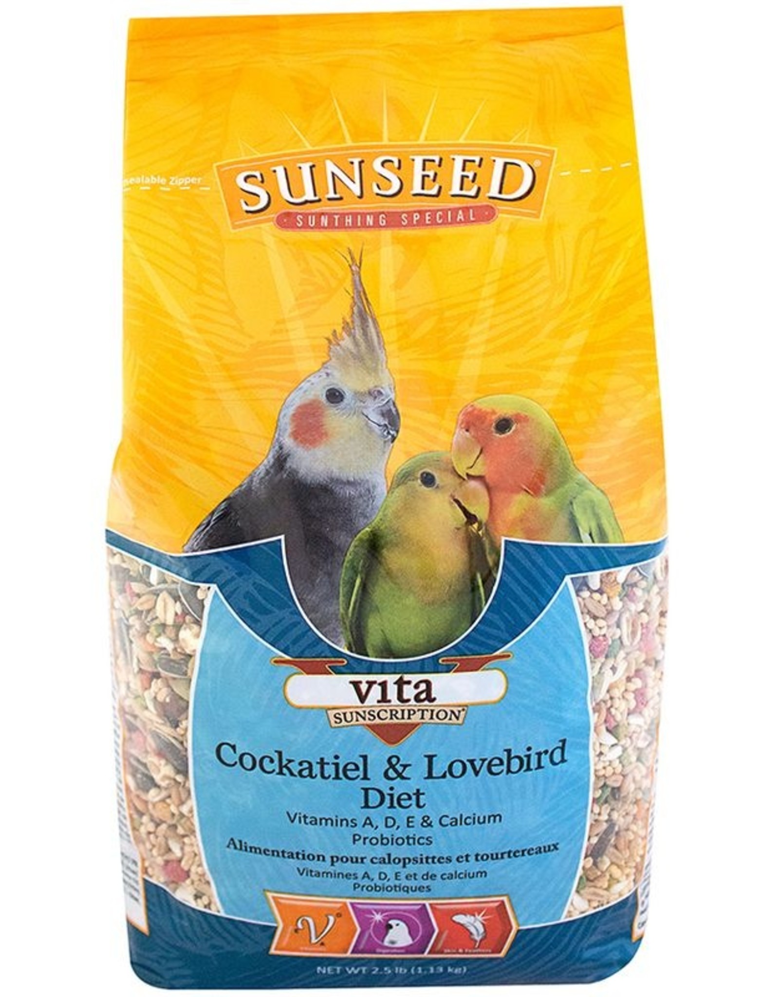 Vitakraft Sun Seed SUNSEED VITA COCKATIEL & LOVEBIRD 5LBS