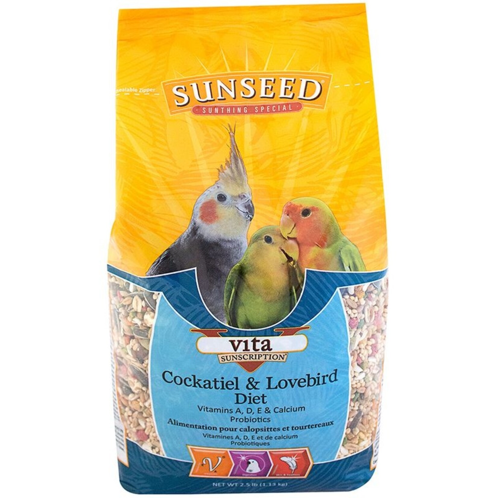 Vitakraft Sun Seed SUNSEED VITA COCKATIEL & LOVEBIRD 5LBS