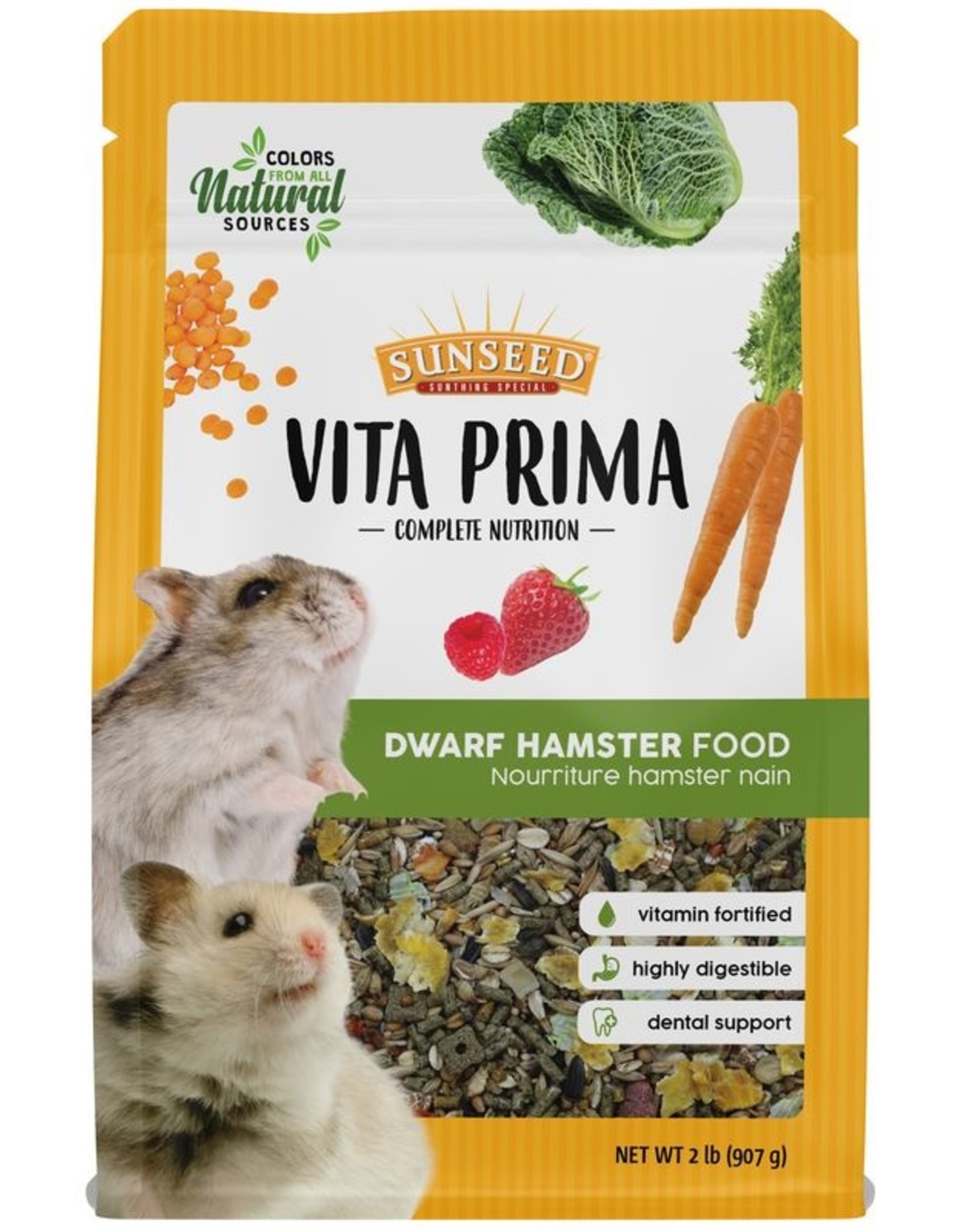 Vitakraft SUNSEED VITA PRIMA DWARF HAMSTER 2LBS