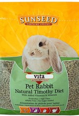 Vitakraft SUNSEED VITA NATURAL TIMOTHY RABBIT 5LBS