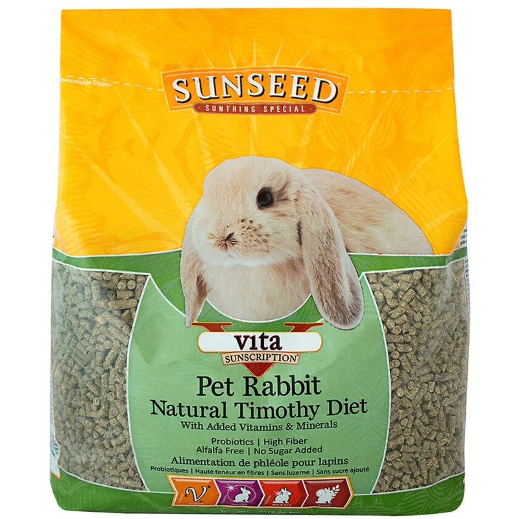 Vitakraft Sun Seed SUNSEED VITA NATURAL TIMOTHY RABBIT 5LBS