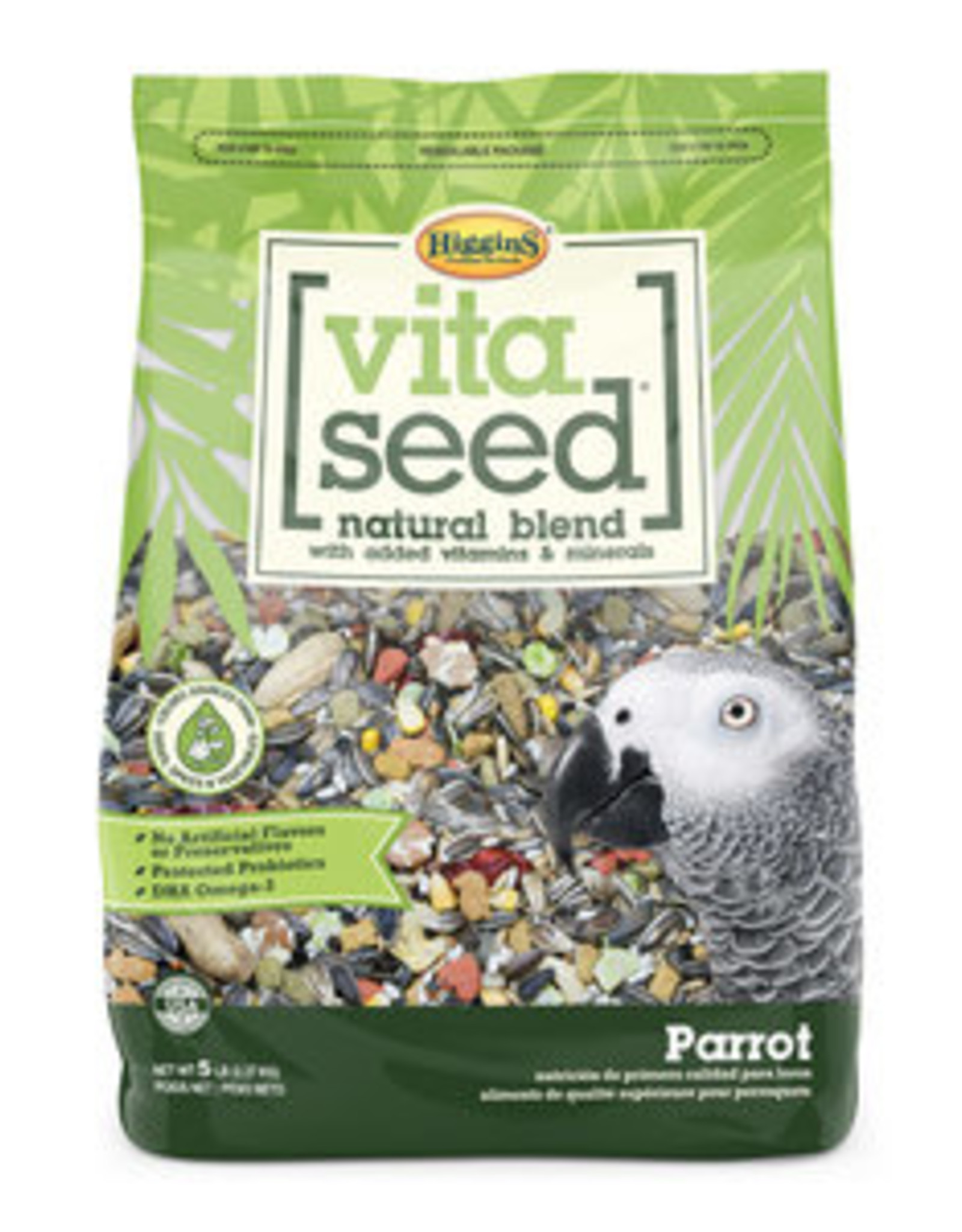 THE HIGGINS GROUP CORP. HIGGINS VITA SEED PARROT 5LBS