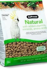 ZUPREEM ZUPREEM NATURAL LARGE PARROT 3LBS