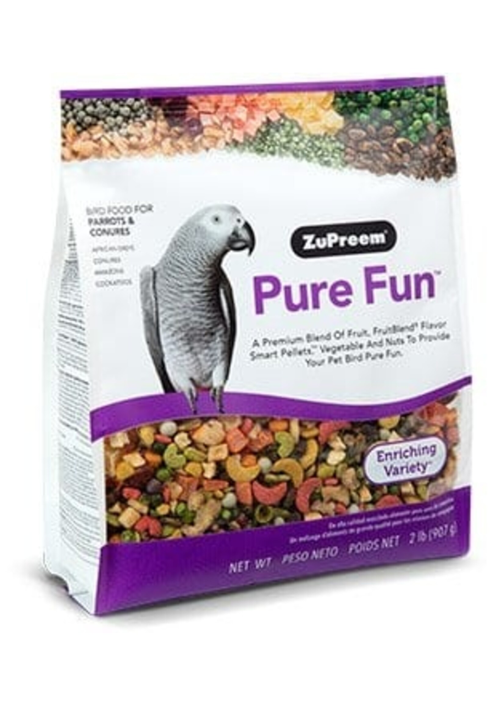 ZuPreem ZUPREEM PURE FUN PARROT & CONURES 2LBS